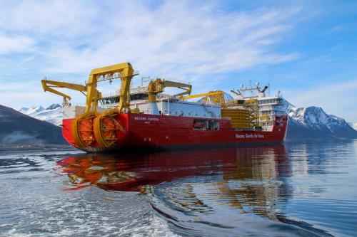 PALFINGER cable laying vessel ulstein nexans norway pereide.no